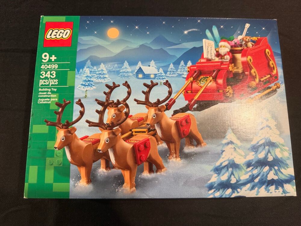 LEGO Santa’s Sleigh 40499 Christmas Holiday Set 343 Pieces Retired